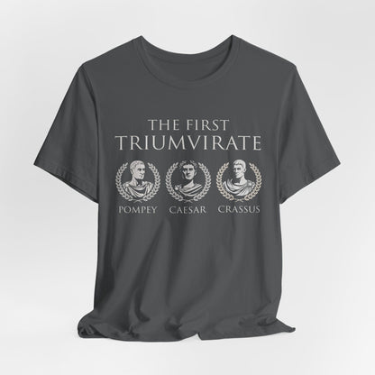 Asphalt / S First Triumvirate of Rome T-Shirt