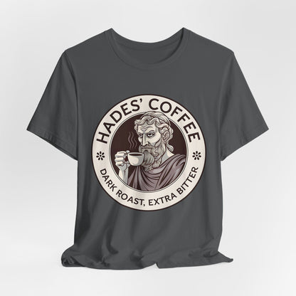 Asphalt / S Hades Coffee - Funny Greek Mythology T-Shirt