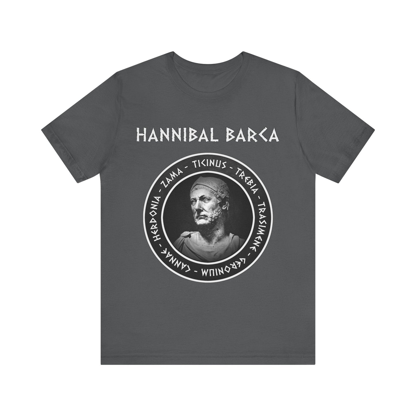 Asphalt / S Hannibal Barca - Battles of the 2nd Punic War T-Shirt
