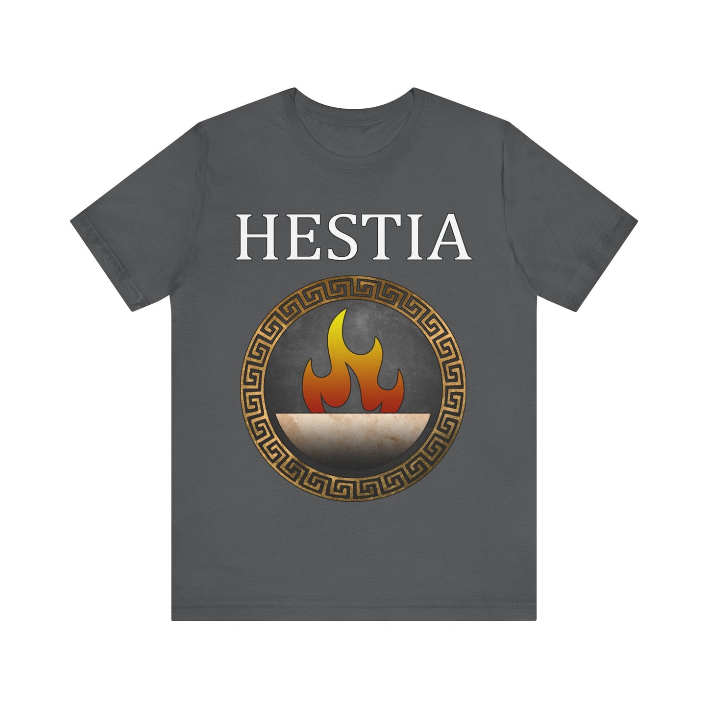 Asphalt / S Hestia Greek Goddess T-Shirt