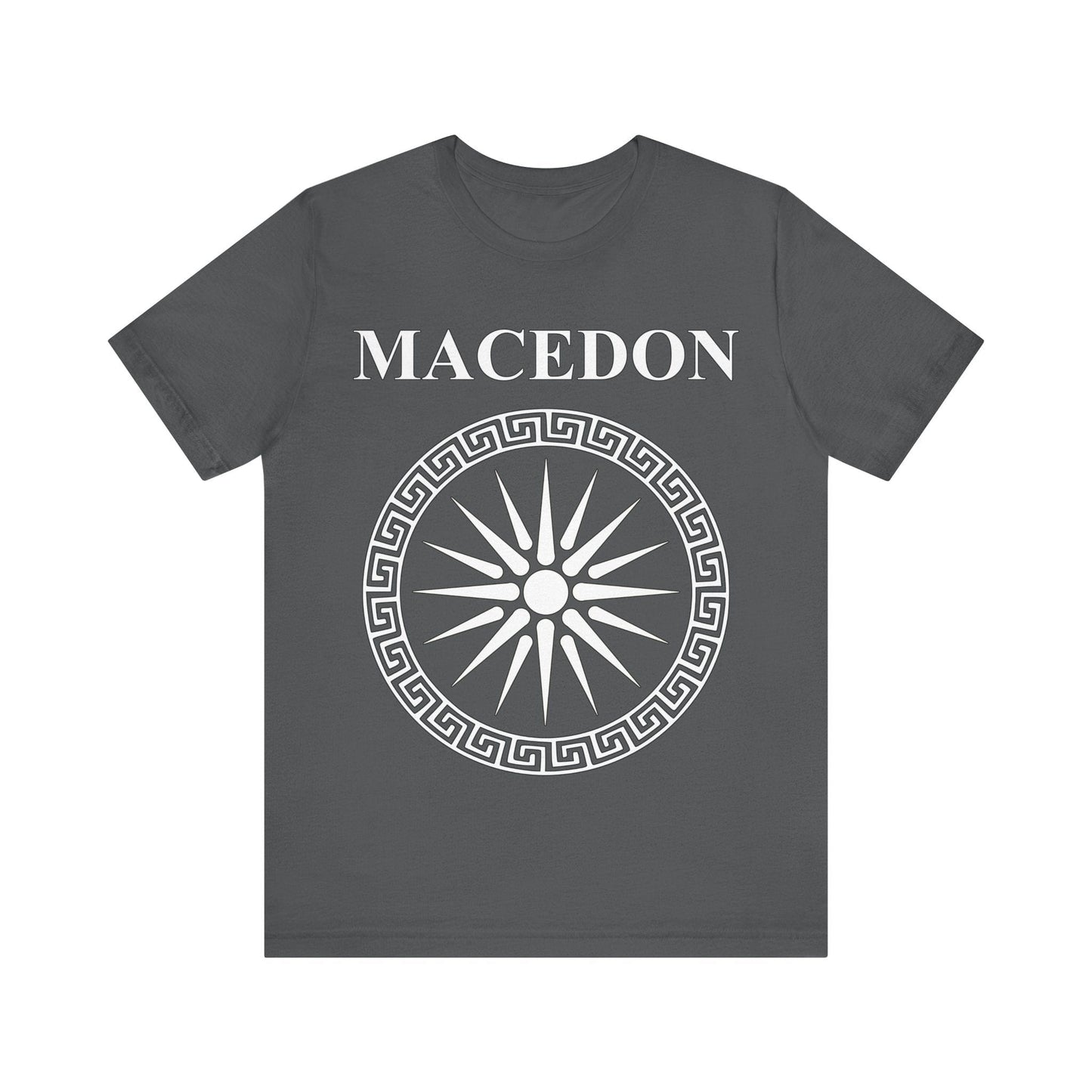 Asphalt / S Macedon Alexander the Great Symbol T-shirt