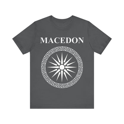Asphalt / S Macedon Alexander the Great Symbol T-shirt