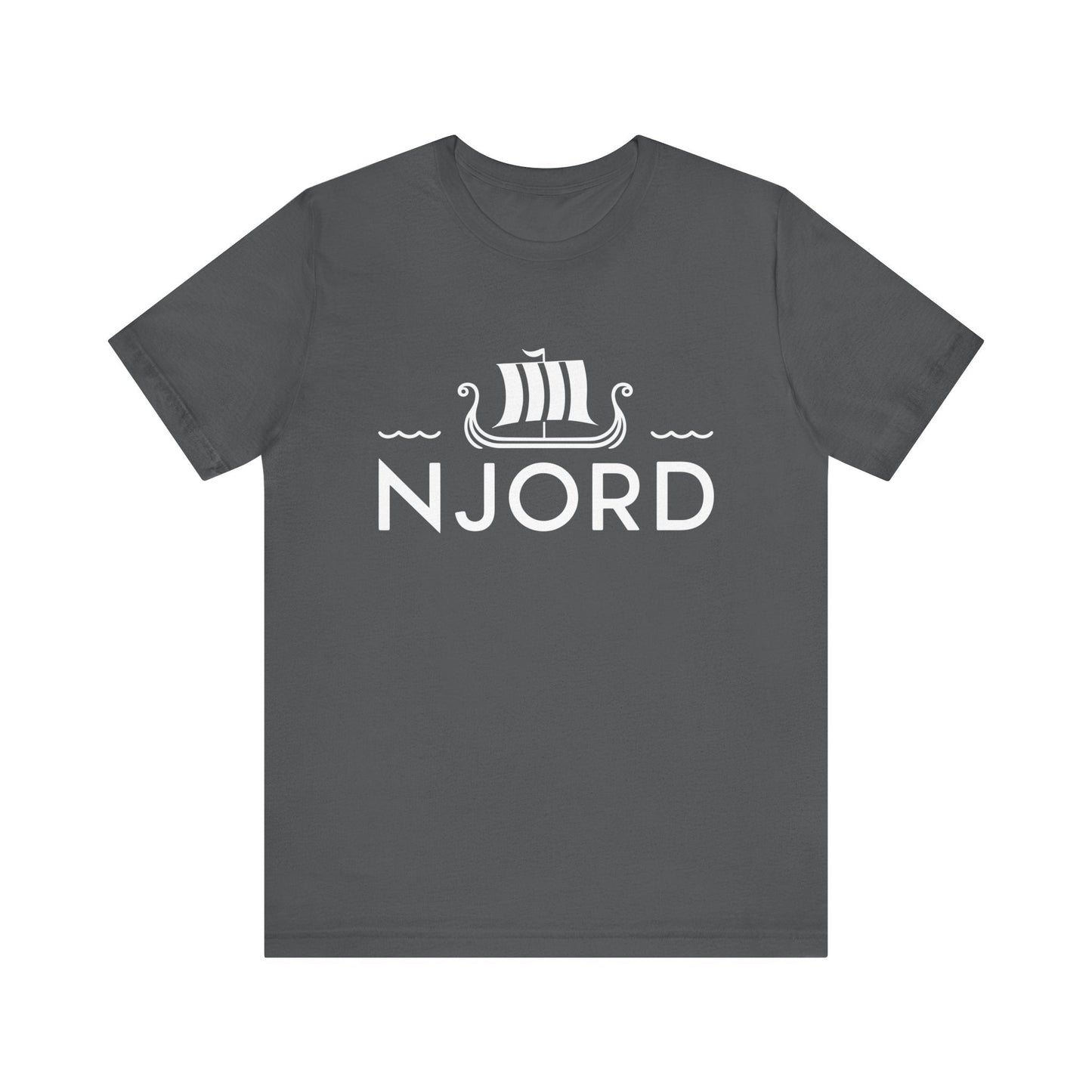 Asphalt / S Njord Norse God of the Sea T-shirt