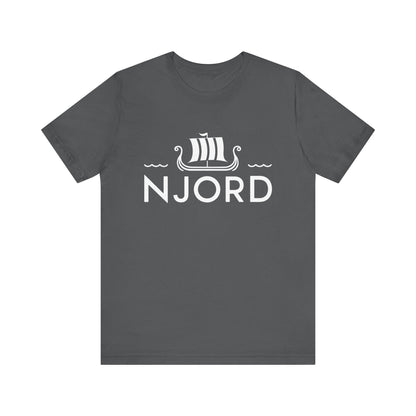 Asphalt / S Njord Norse God of the Sea T-shirt