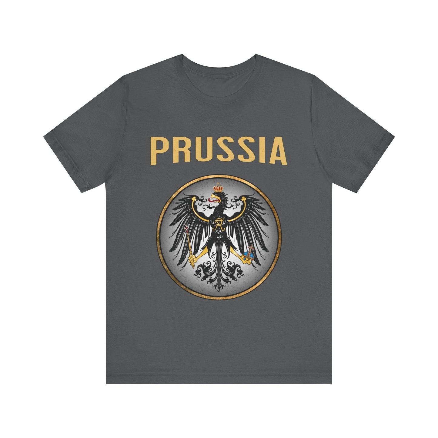 Asphalt / S Prussia Heraldry - Prussian Coat of Arms - The Kingdom of Prussia T-shirt