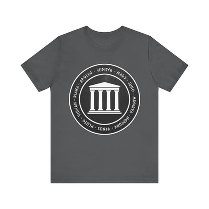 Asphalt / S Roman Pantheon - Gods and Goddesses of Ancient Rome T-Shirt