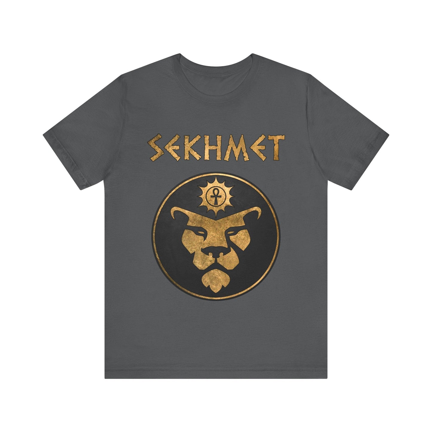 Asphalt / S Sekhmet Ancient Egyptian Goddess T-Shirt