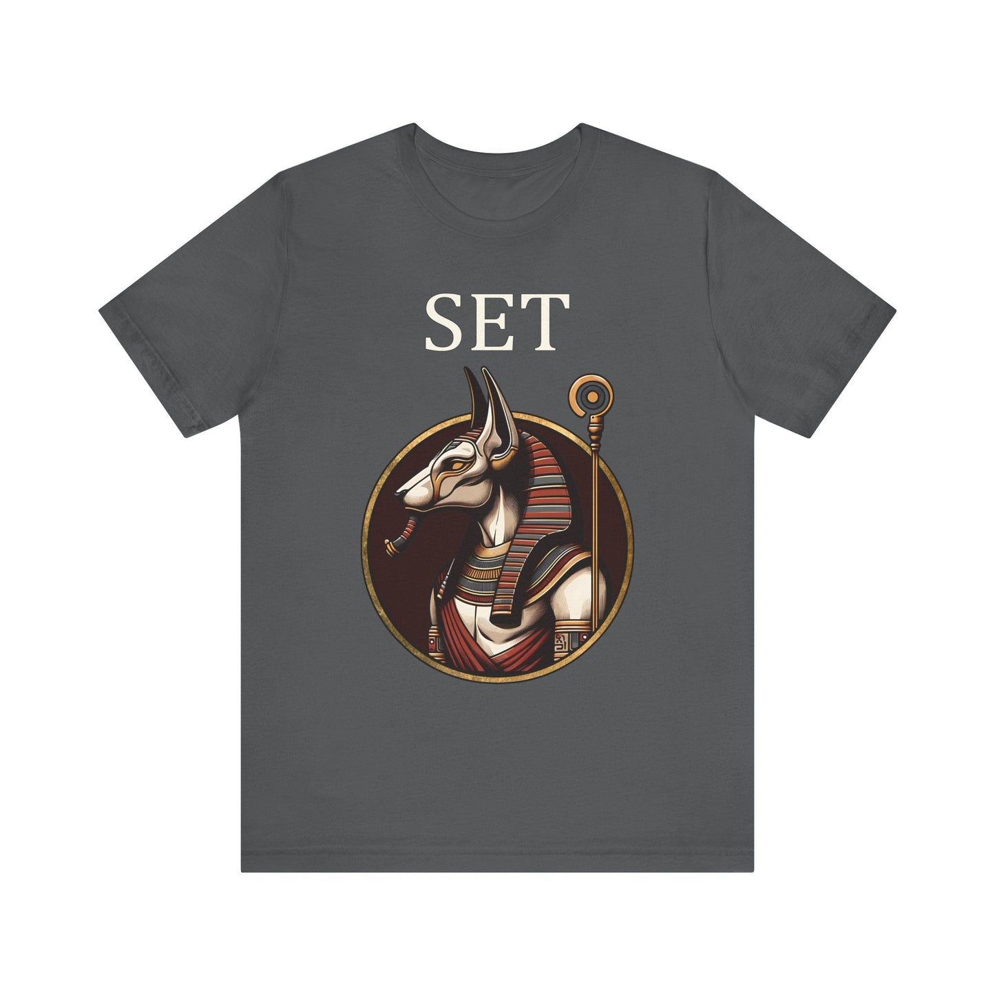 Asphalt / S Set Ancient Egyptian God T-Shirt