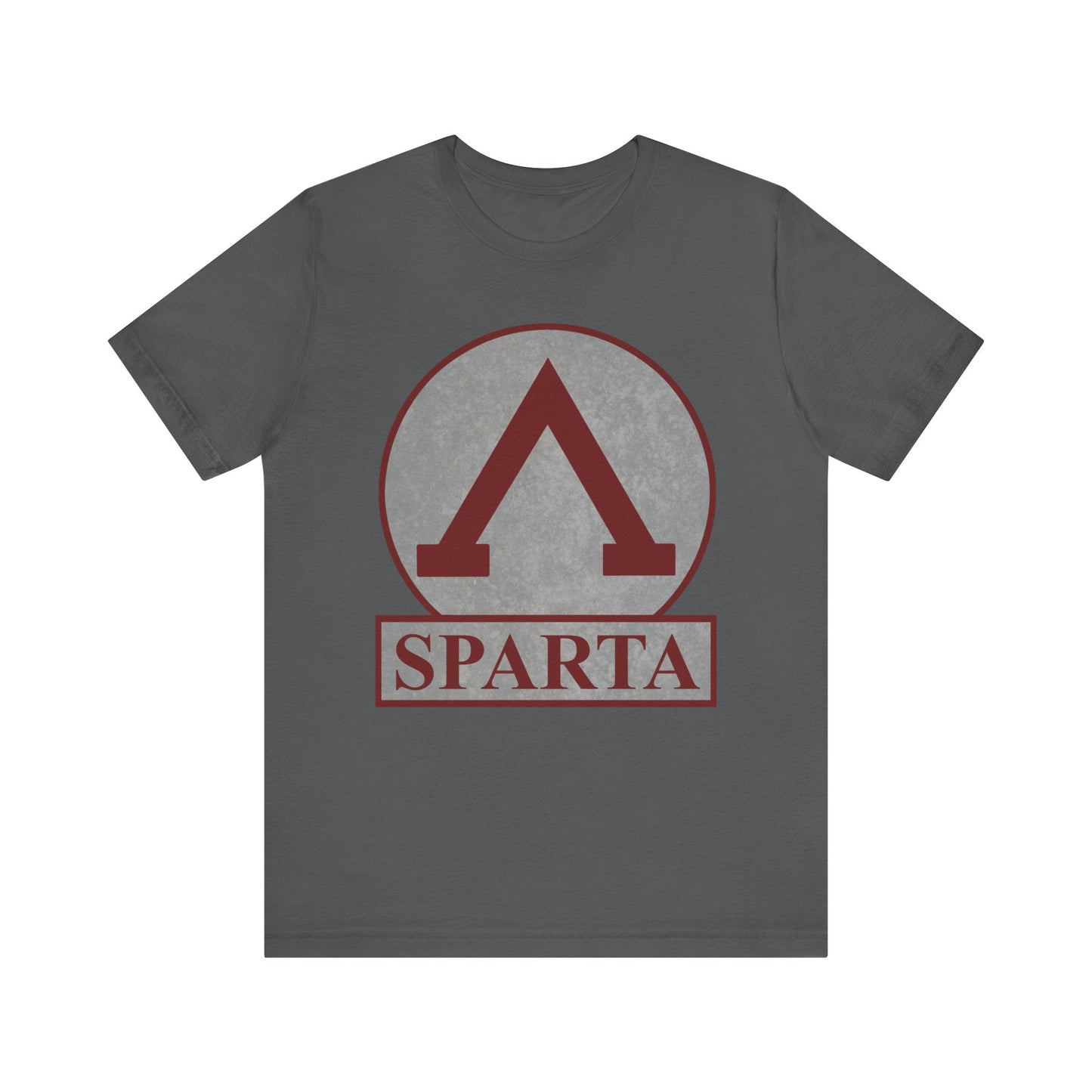 Asphalt / S Spartan Lambda Symbol of Lacedaemon Sparta T-shirt