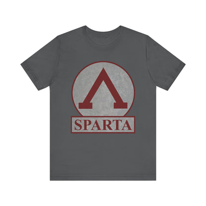 Asphalt / S Spartan Lambda Symbol of Lacedaemon Sparta T-shirt