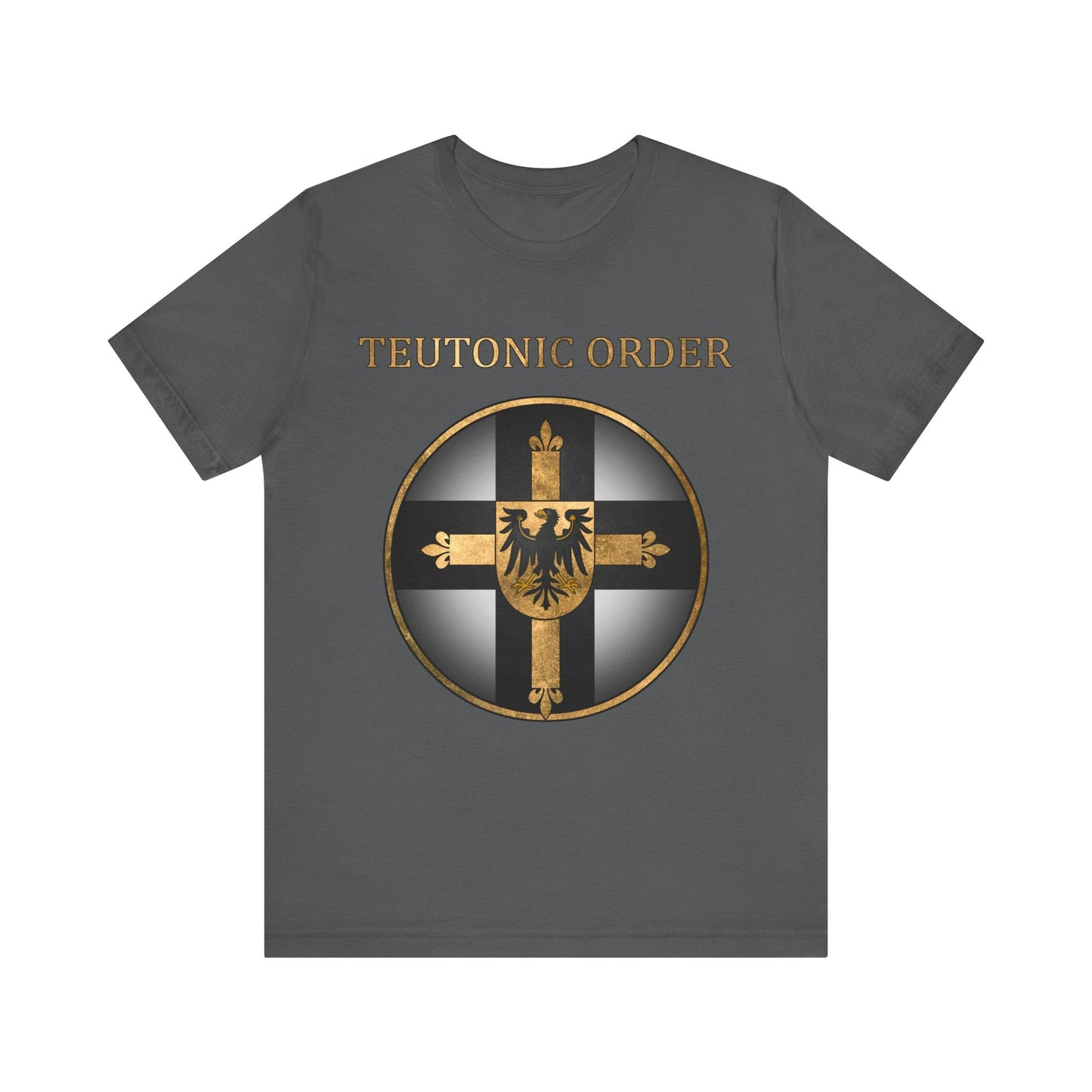 Asphalt / S Teutonic Order Symbol - Teutonic Knights T-shirt