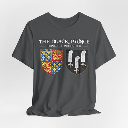 Asphalt / S The Black Prince - Edward of Woodstock Heraldry T-Shirt