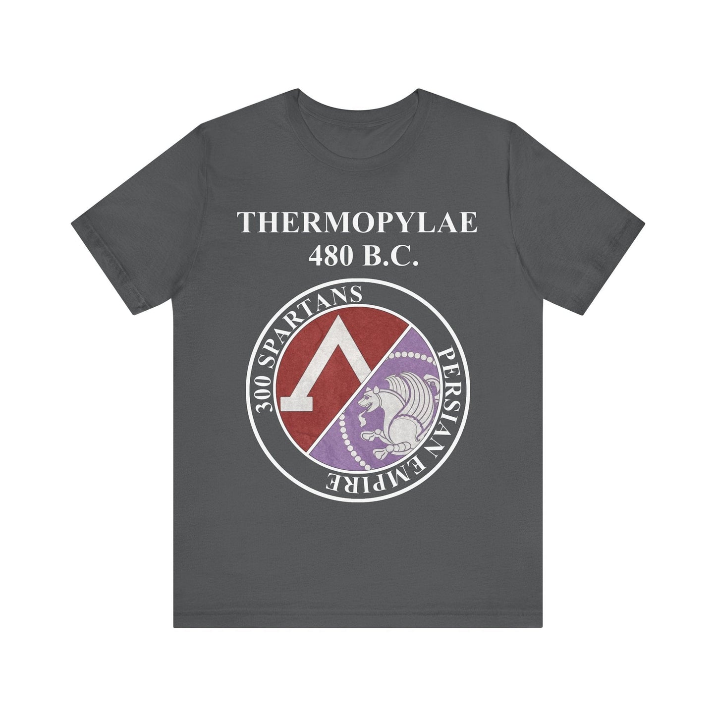 Asphalt / S Thermopylae Sparta vs Persia Famous Battle T-shirt