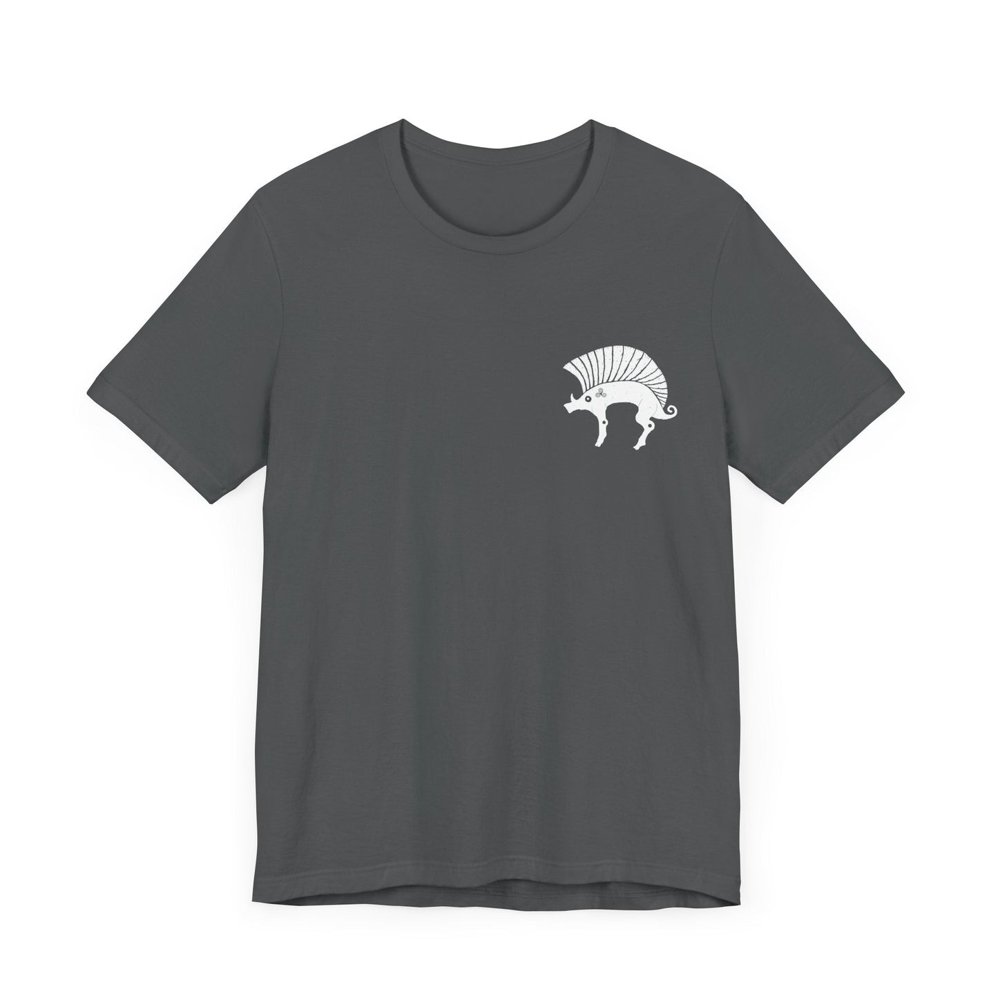 Asphalt / S Tribes of Gaul - Gallic Boar Double Sided T-Shirt