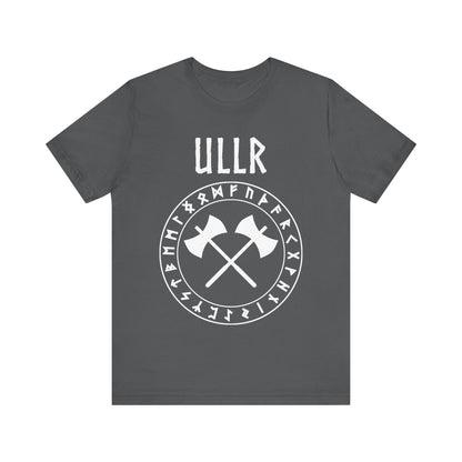 Asphalt / S Ullr Norse God with Runes T-shirt