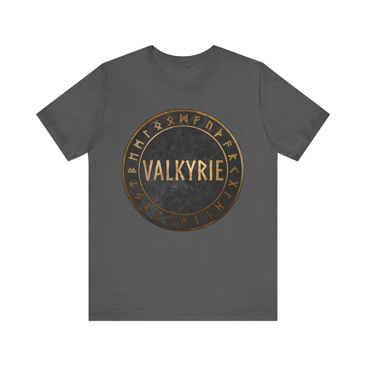Asphalt / S Valkyrie - Norse Runes T-Shirt