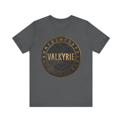 Asphalt / S Valkyrie - Norse Runes T-Shirt