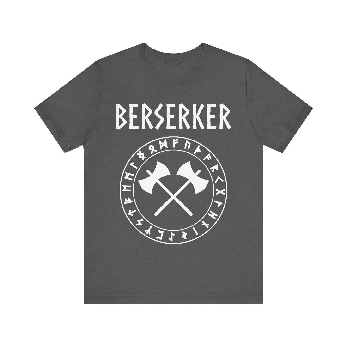 Asphalt / S Viking Berserker with Runes T-shirt