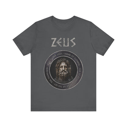 Asphalt / S Zeus Lord of Olympus T-Shirt