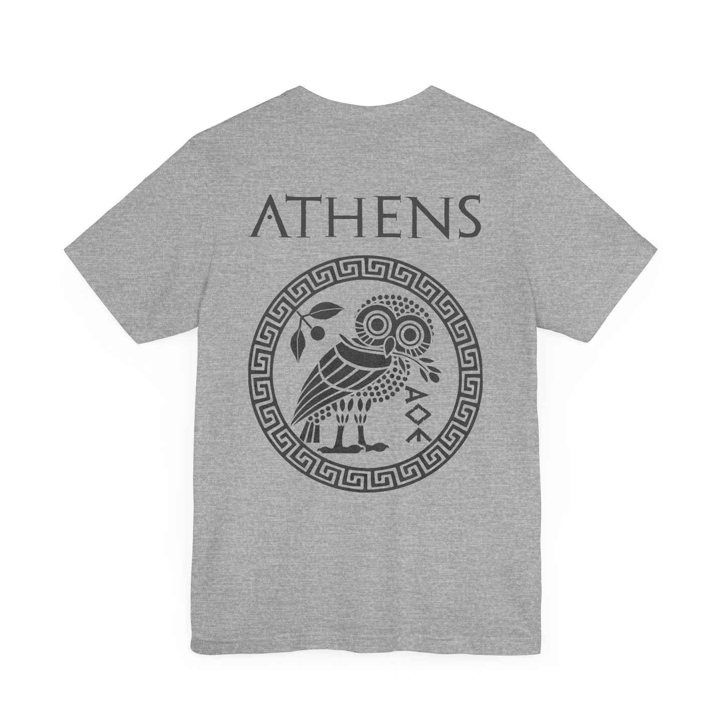 Athens Athenian Owl - Double Sided T-Shirt