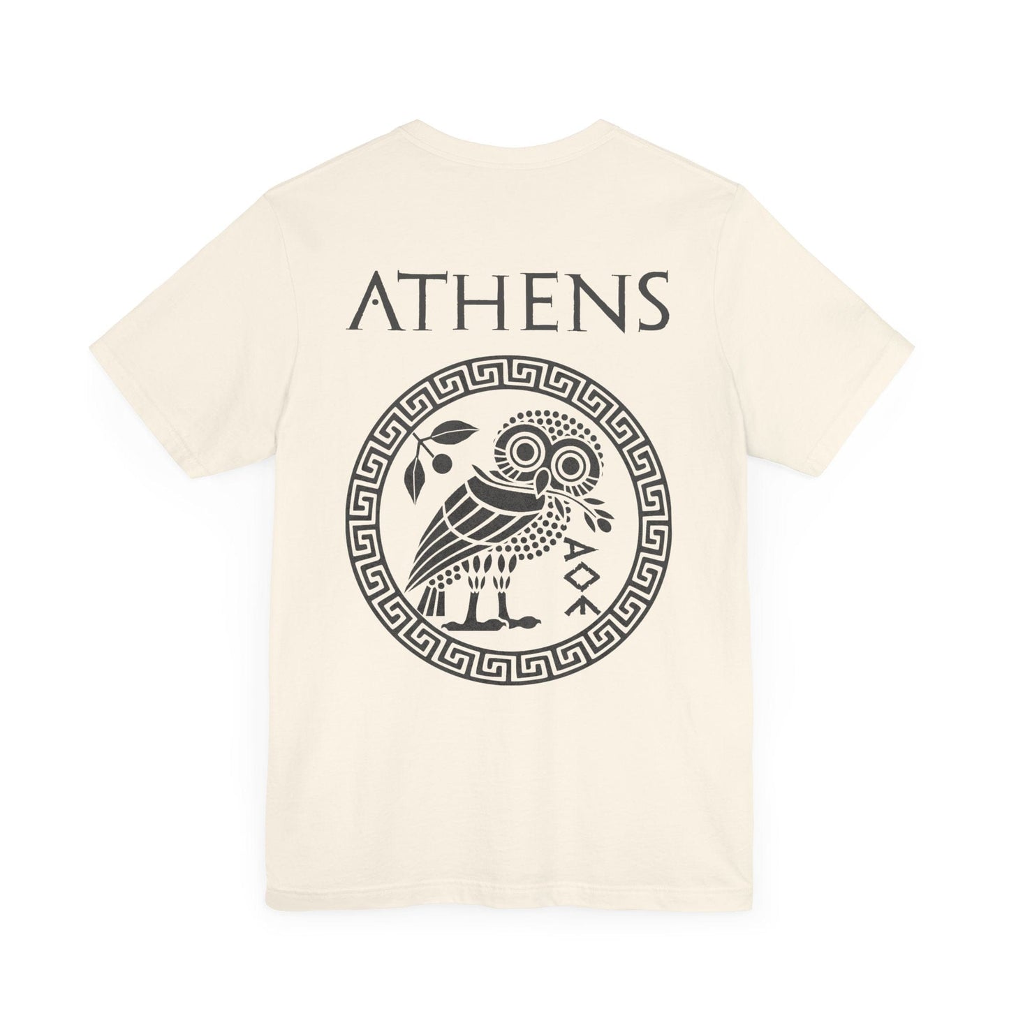 Athens Athenian Owl - Double Sided T-Shirt