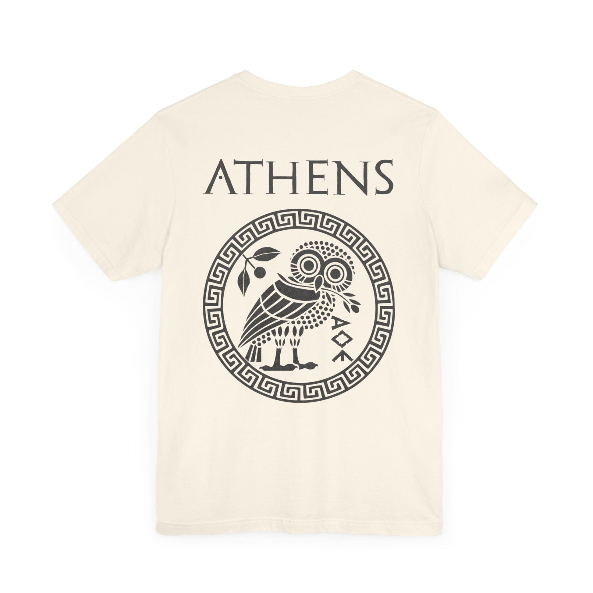 Athens Athenian Owl - Double Sided T-Shirt