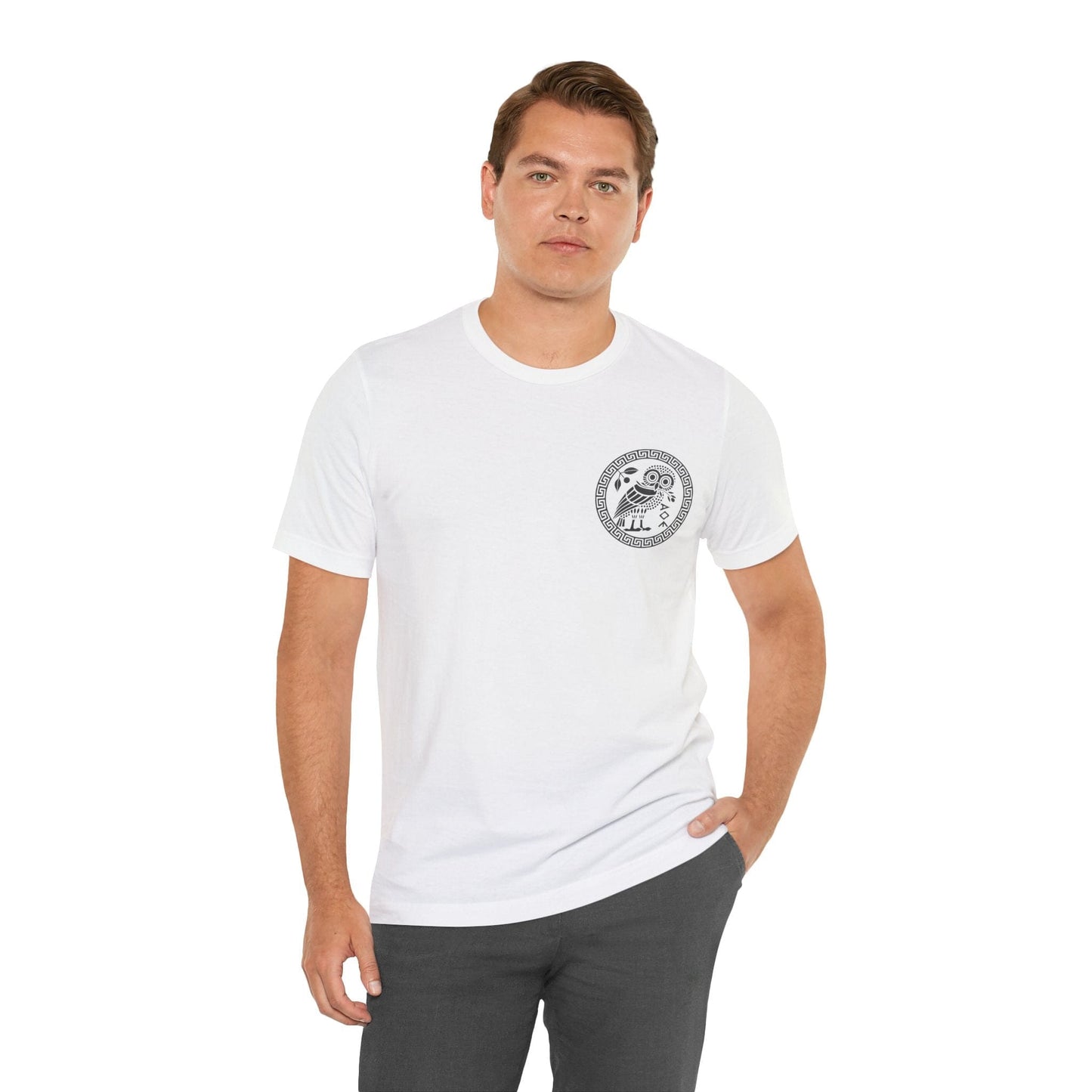Athens Athenian Owl - Double Sided T-Shirt