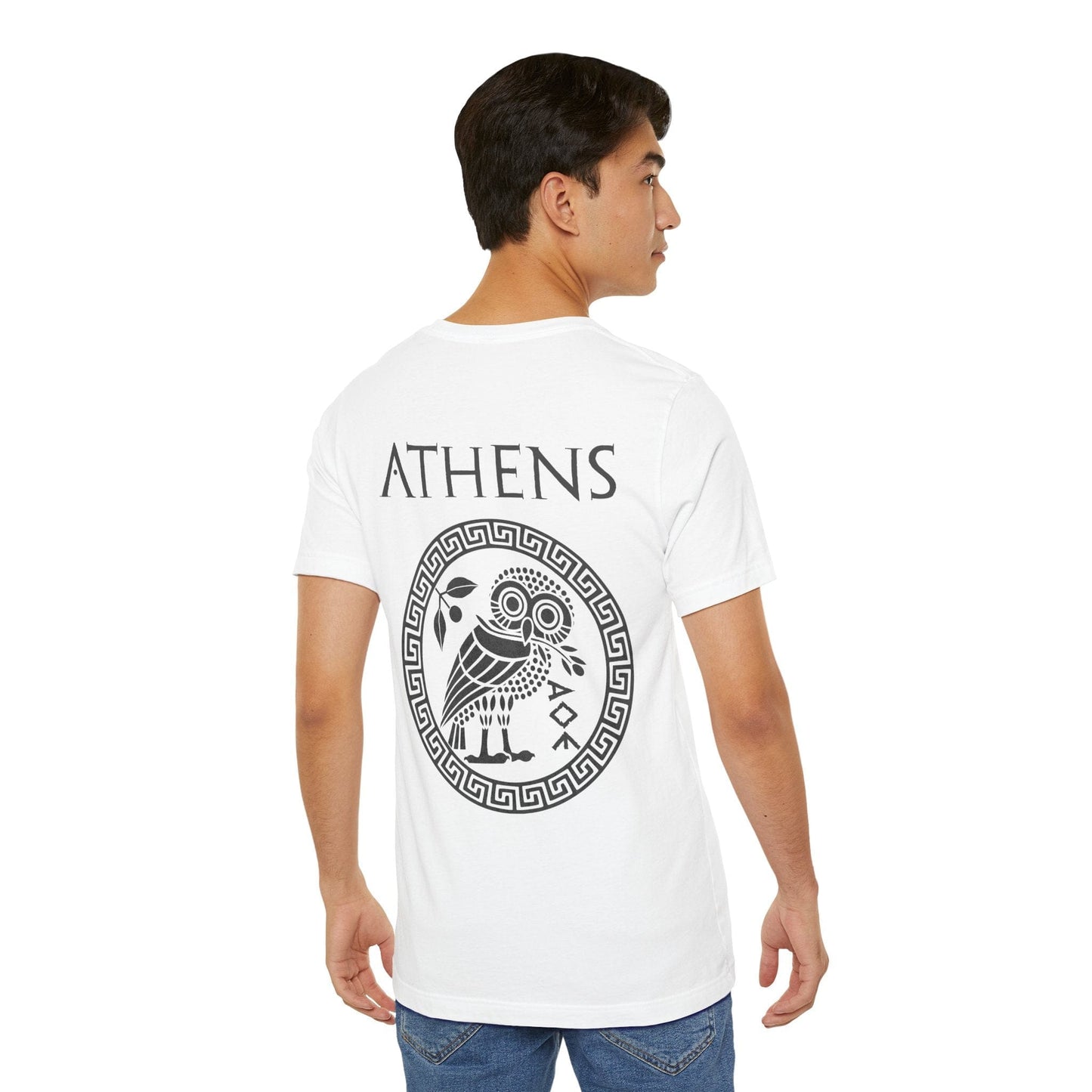 Athens Athenian Owl - Double Sided T-Shirt
