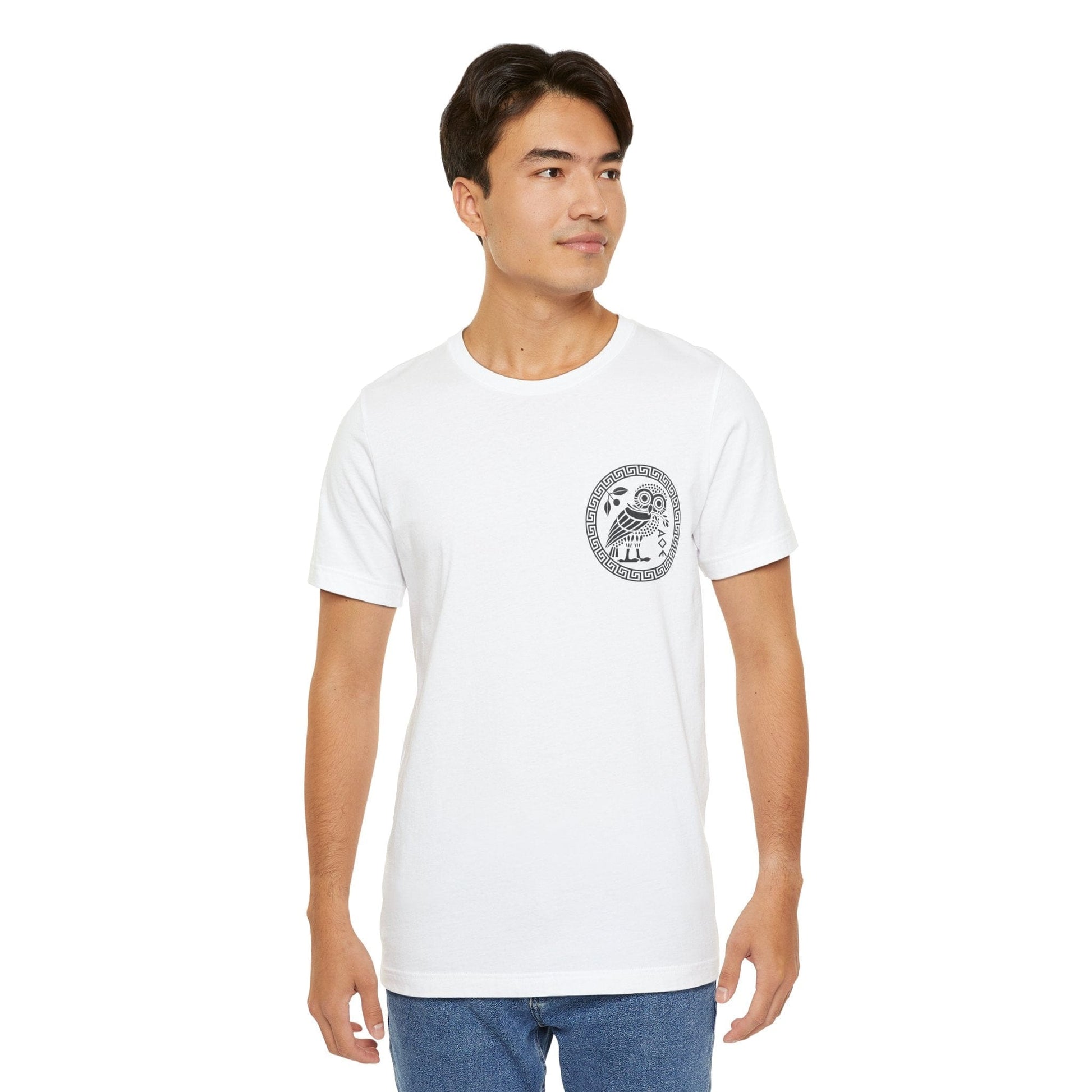 Athens Athenian Owl - Double Sided T-Shirt