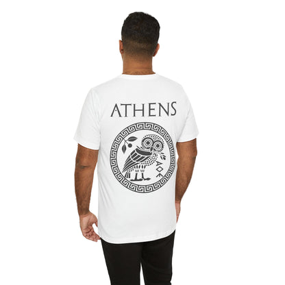 Athens Athenian Owl - Double Sided T-Shirt