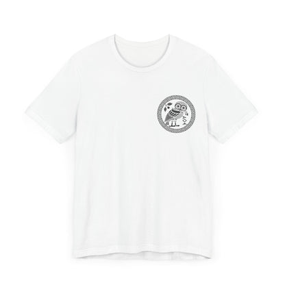 Athens Athenian Owl - Double Sided T-Shirt