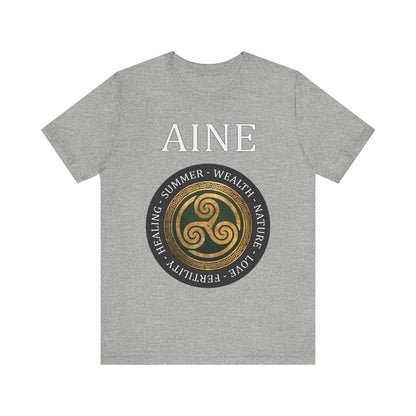 Athletic Heather / S Aine Ancient Celtic and Irish Goddess T-Shirt