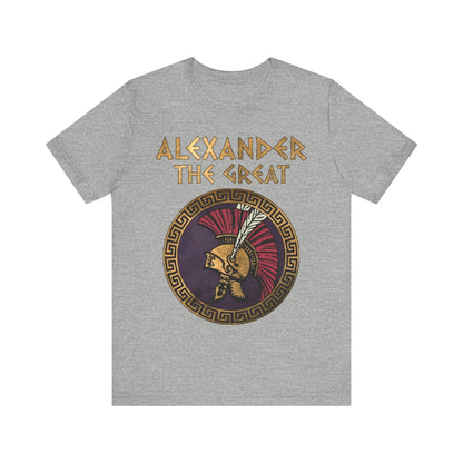 Athletic Heather / S Alexander the Great Conquer T-shirt