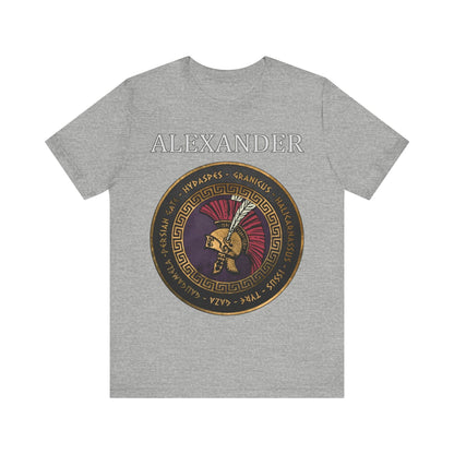 Athletic Heather / S Alexander the Great Famous Battles T-Shirt