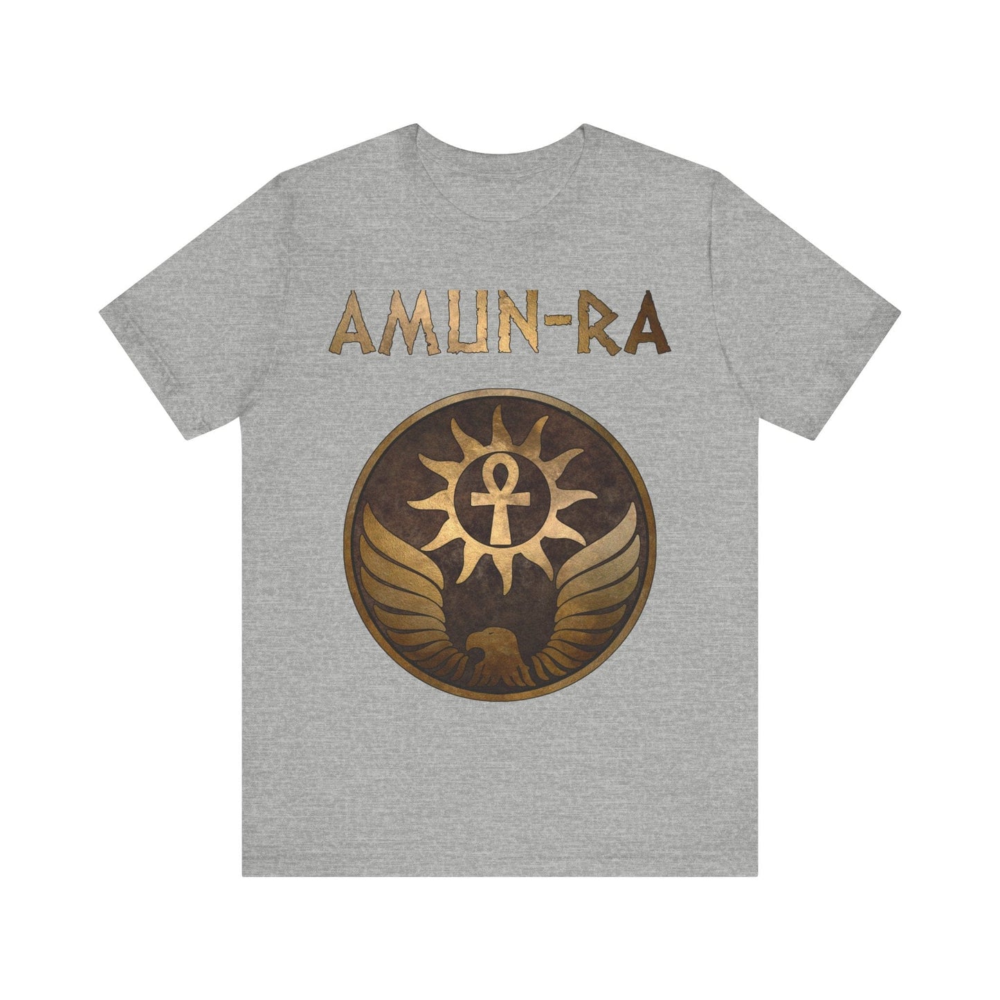 Athletic Heather / S Amun-Ra Ancient Egyptian God T-Shirt