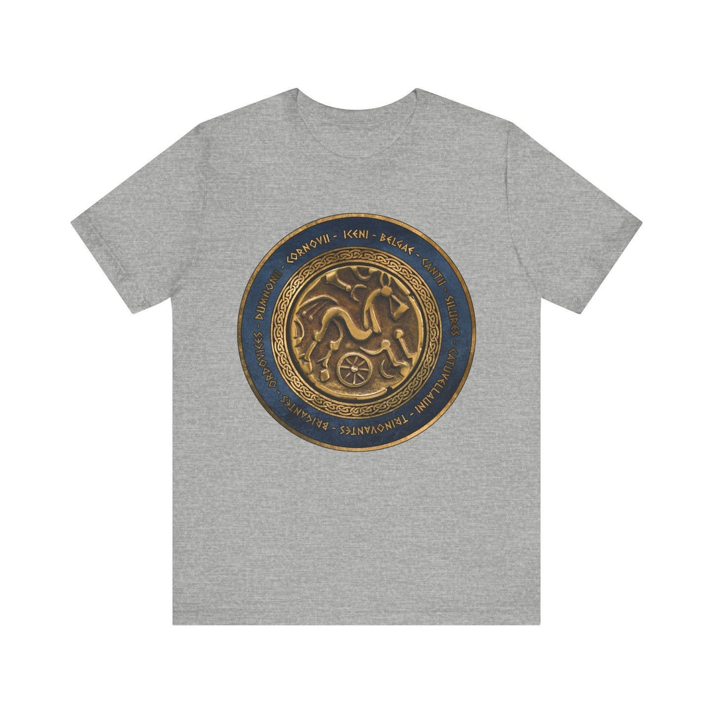 Athletic Heather / S Ancient Britannia - Tribes of Ancient Britain T-shirt