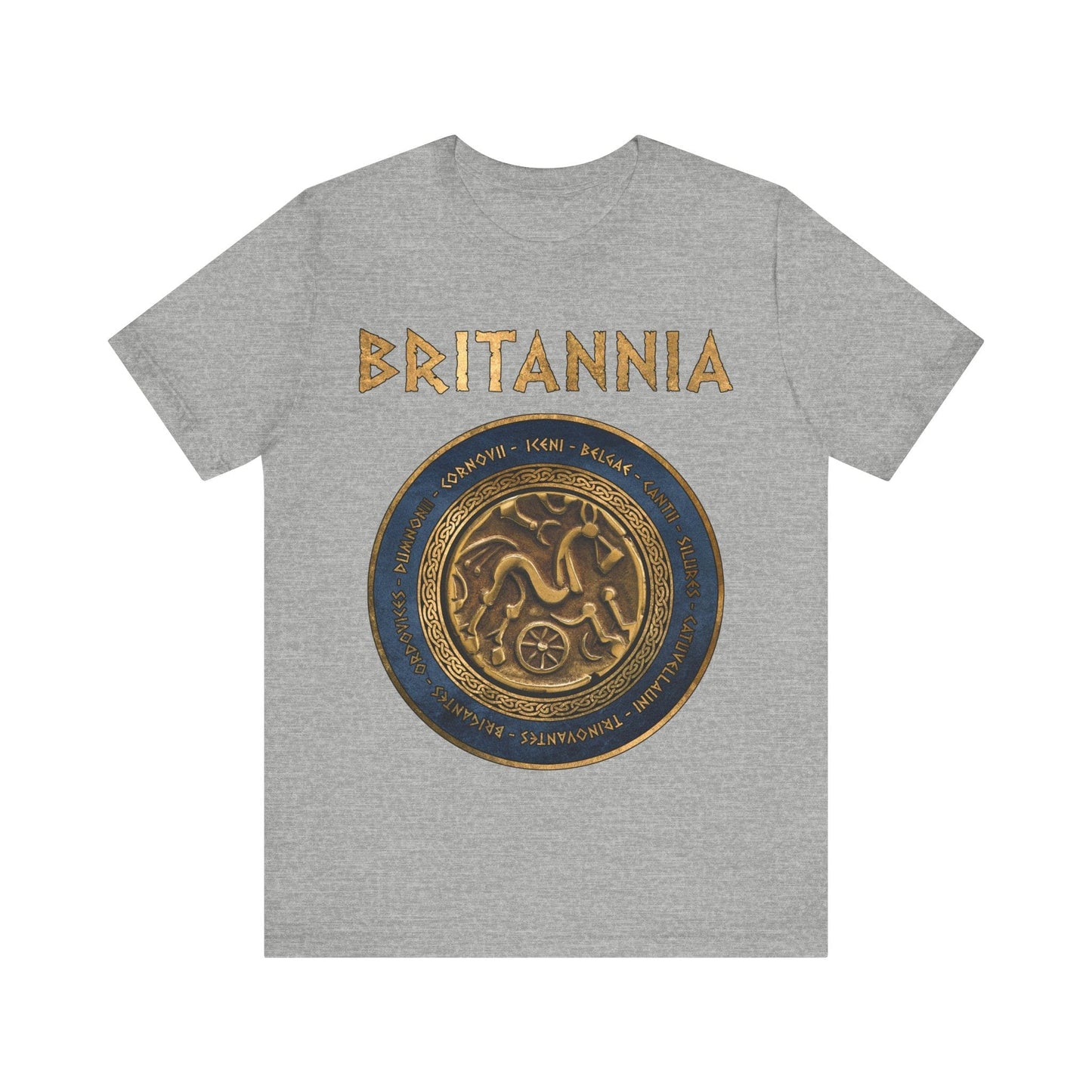 Athletic Heather / S Ancient Britannia Tribes T-shirt