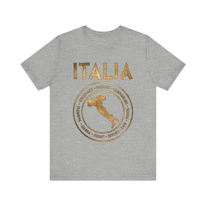 Athletic Heather / S Ancient Italian Tribes of Italia Ancient Italy T-Shirt