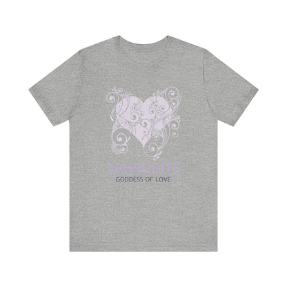 Athletic Heather / S Aphrodite Greek Goddess of Love T-shirt