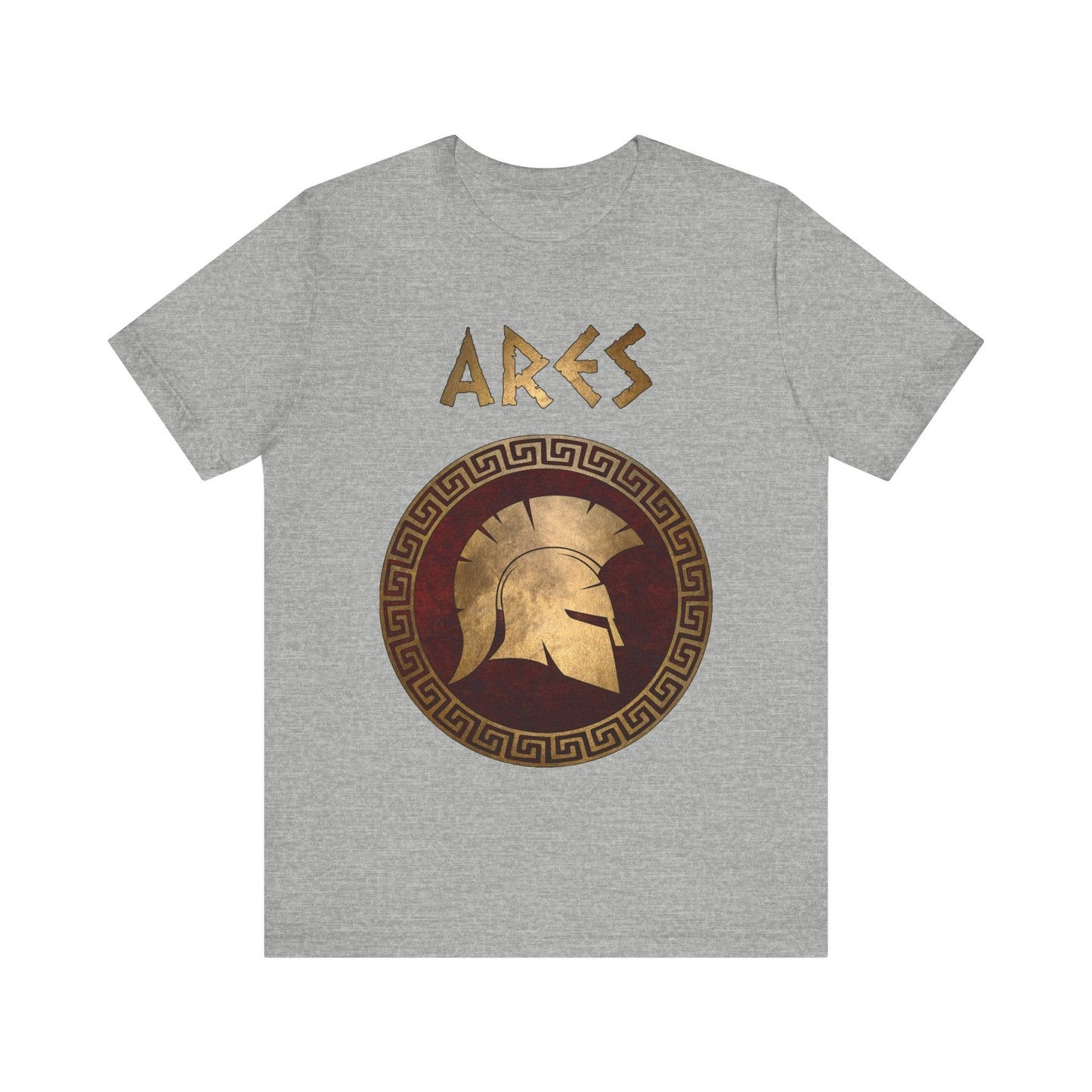 Athletic Heather / S Ares Ancient Greek God of War T-Shirt