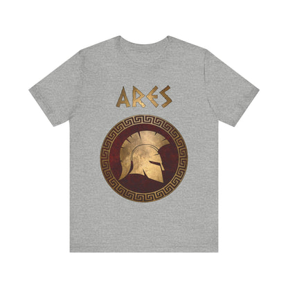 Athletic Heather / S Ares Ancient Greek God of War T-Shirt