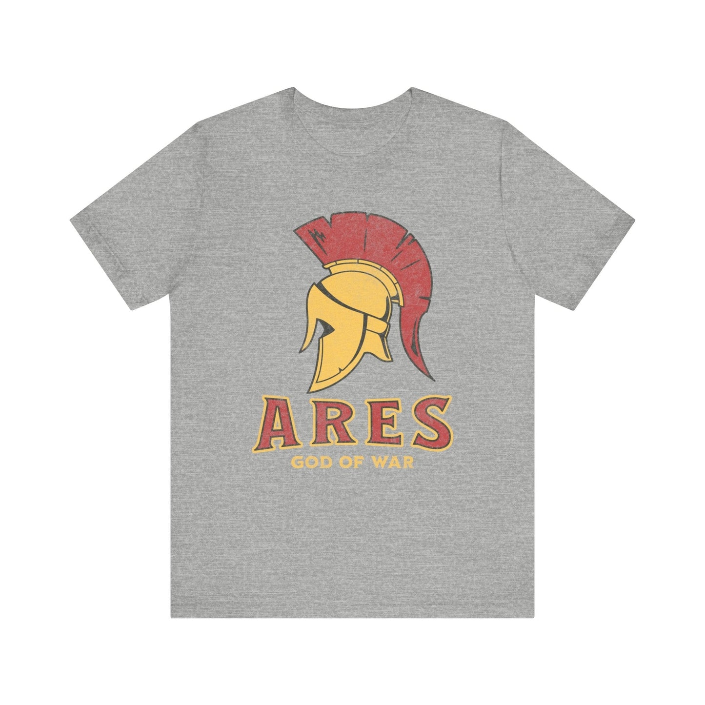 Athletic Heather / S Ares Greek God of War T-Shirt