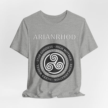 Athletic Heather / S Arianrhod Celtic Goddess T-Shirt