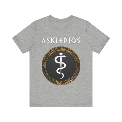 Athletic Heather / S Asklepios Ancient Greek God of Health and Medicine T-shirt