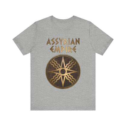 Athletic Heather / S Assyrian Empire Symbol of Shamath T-Shirt