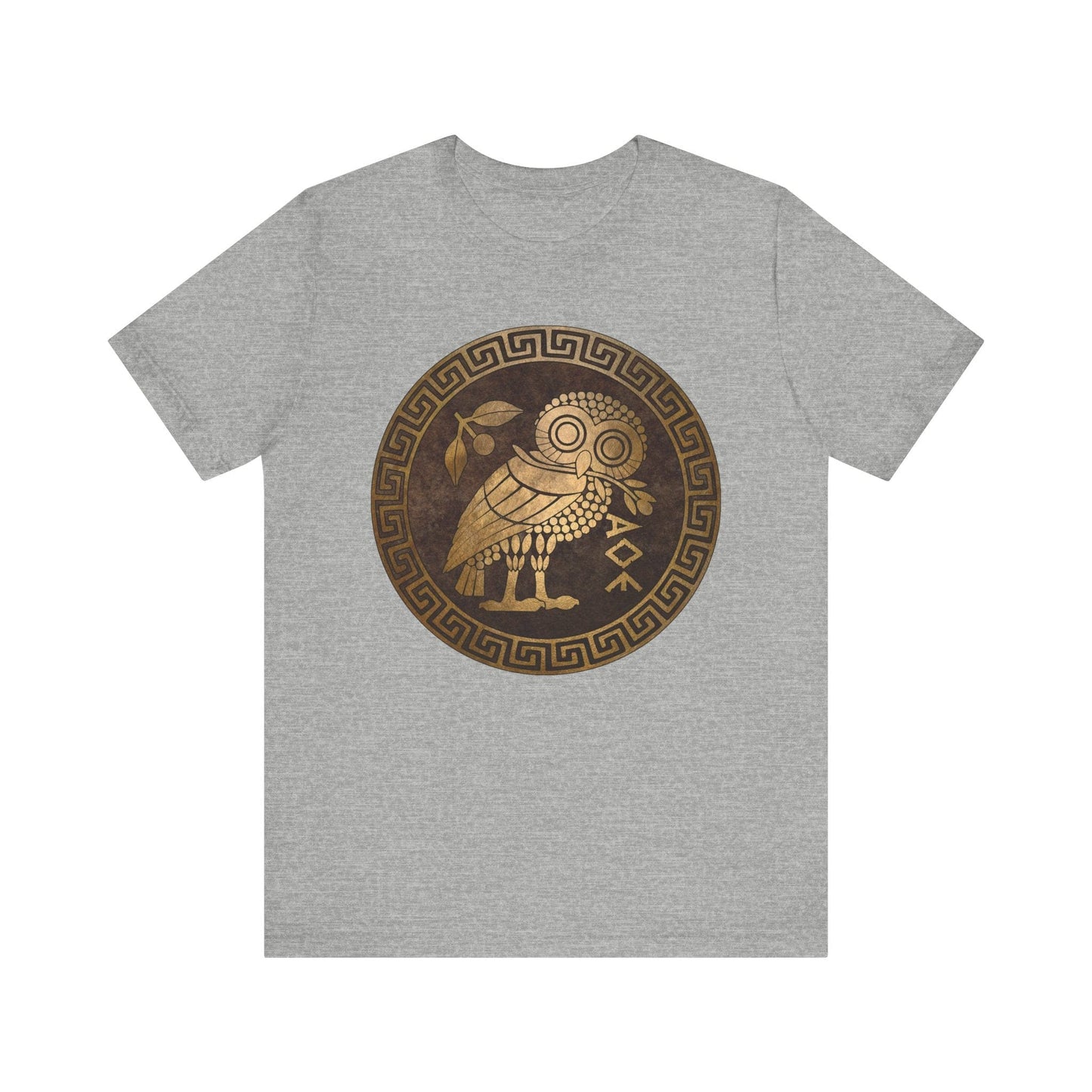 Athletic Heather / S Athenian Owl T-Shirt