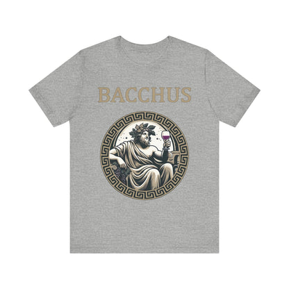 Athletic Heather / S Bacchus Roman God of Wine, Madness and Festivals T-Shirt