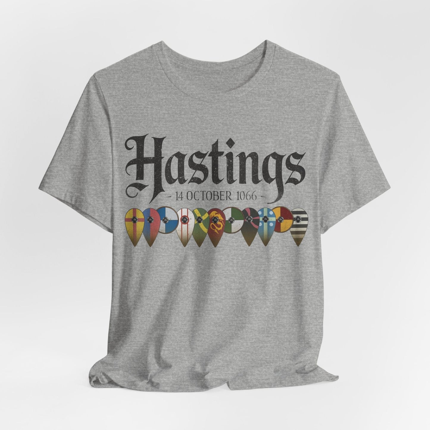 Athletic Heather / S Battle of Hastings 1066 T-Shirt