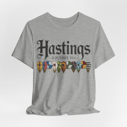 Athletic Heather / S Battle of Hastings 1066 T-Shirt
