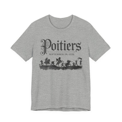 Athletic Heather / S Battle of Poitiers - Hundred Years' War T-Shirt